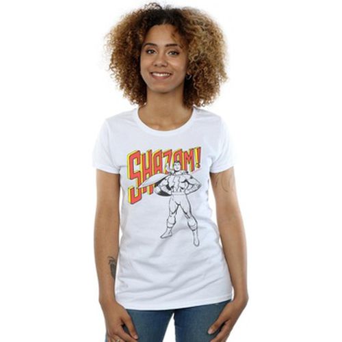 T-shirt Shazam Mono Action Pose - Dc Comics - Modalova