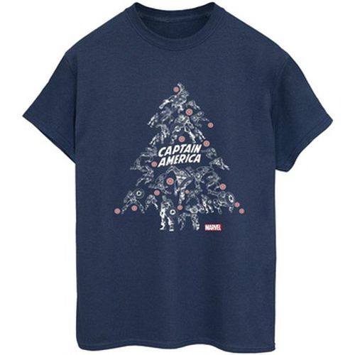 T-shirt Captain America Christmas Tree - Marvel - Modalova