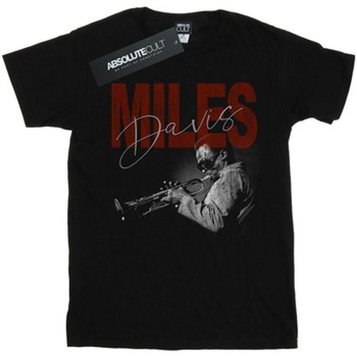 T-shirt Distressed Photo - Miles Davis - Modalova