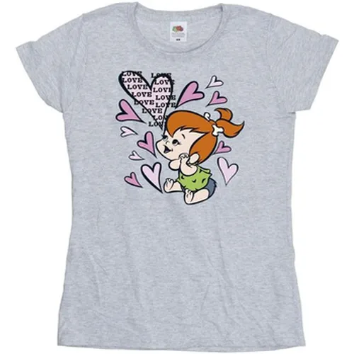 T-shirt Pebbles Love Love Love - The Flintstones - Modalova