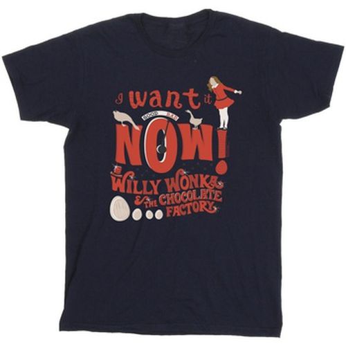 T-shirt Verruca Salt I Want It Now - Willy Wonka - Modalova