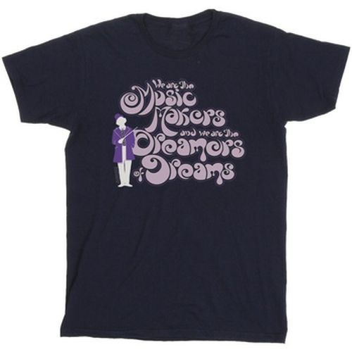 T-shirt Willy Wonka Dreamers Text - Willy Wonka - Modalova