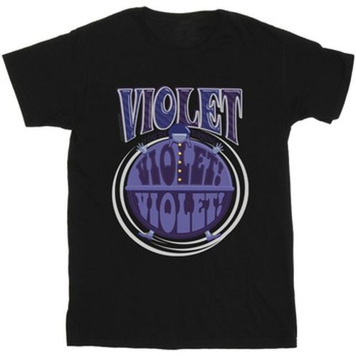 T-shirt Violet Turning Violet - Willy Wonka - Modalova