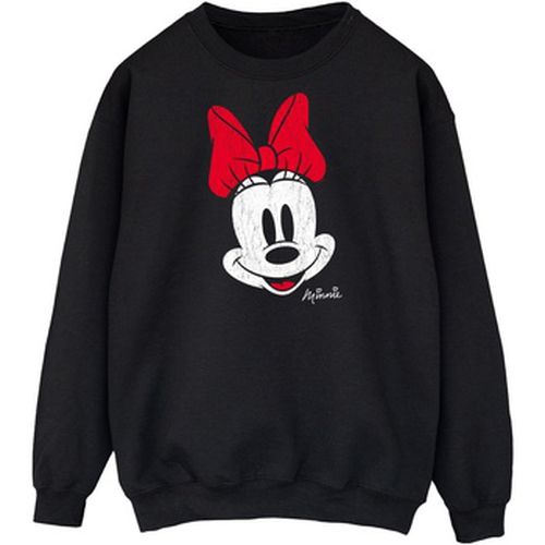 Sweat-shirt Minnie Mouse Distressed Face - Disney - Modalova