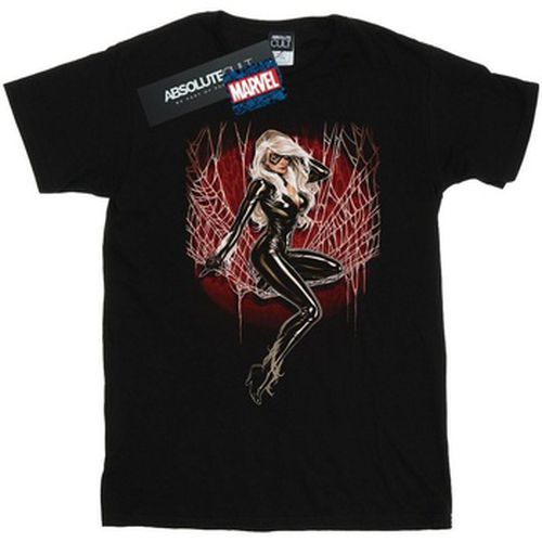 T-shirt Black Cat Spider Web - Marvel - Modalova