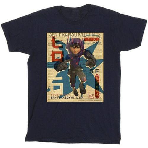 T-shirt Big Hero 6 Baymax Hiro Newspaper - Disney - Modalova