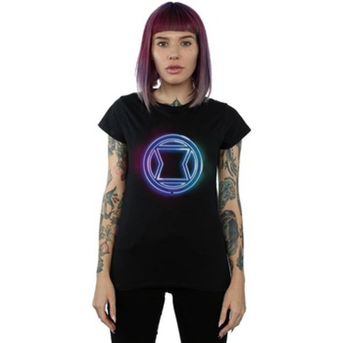 T-shirt Black Widow Neon Logo - Marvel - Modalova