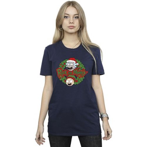 T-shirt Christmas Wreath - Rick And Morty - Modalova