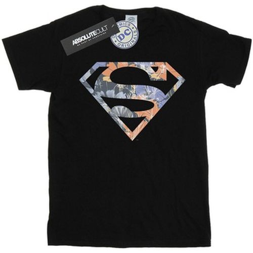 T-shirt Superman Floral Logo 2 - Dc Comics - Modalova