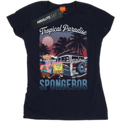 T-shirt Tropical Paradise - Spongebob Squarepants - Modalova