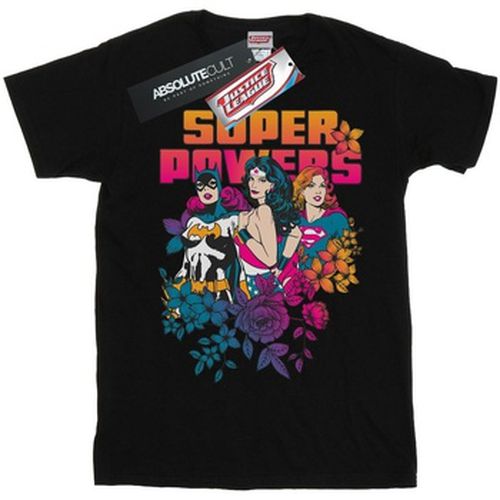 T-shirt Super Powers Neon Floral - Dc Comics - Modalova