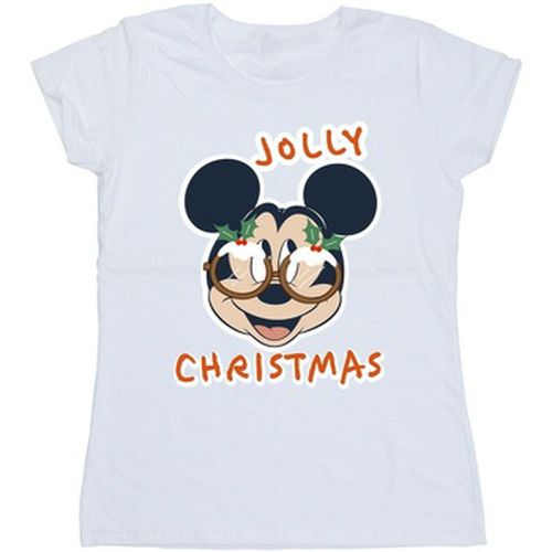 T-shirt Mickey Mouse Jolly Christmas Glasses - Disney - Modalova