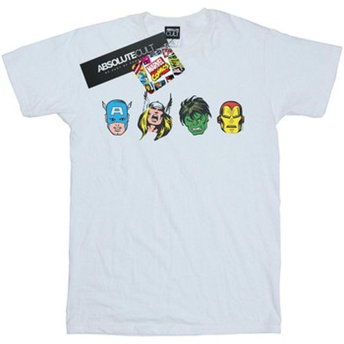 T-shirt Avengers Comic Heads - Marvel - Modalova