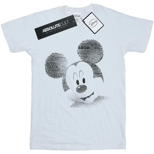 T-shirt Mickey Mouse Text Face - Disney - Modalova