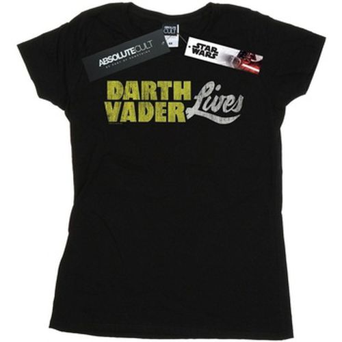 T-shirt Darth Vader Lives Logo - Disney - Modalova
