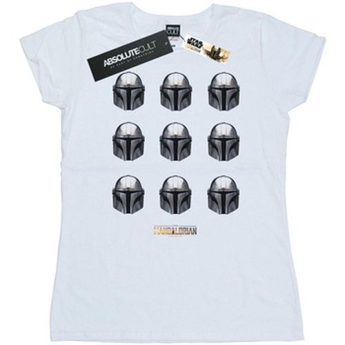 T-shirt The Mandalorian Helmet Pattern - Disney - Modalova