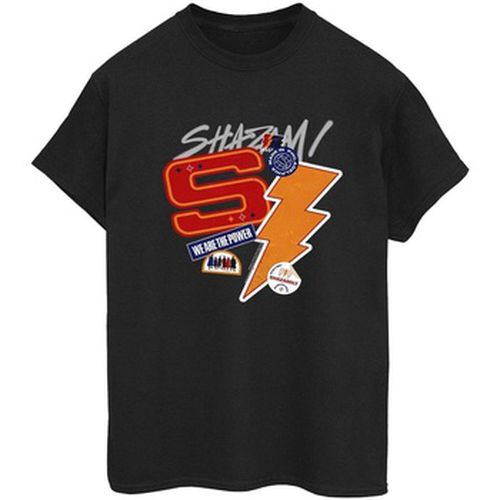 T-shirt Shazam Fury Of The Gods Sticker Spam - Dc Comics - Modalova