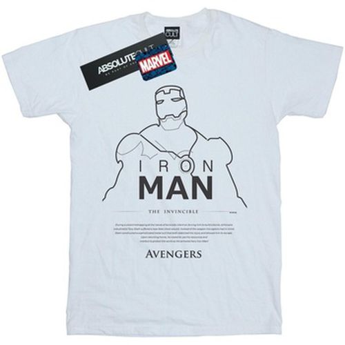 T-shirt Iron Man Single Line - Marvel - Modalova