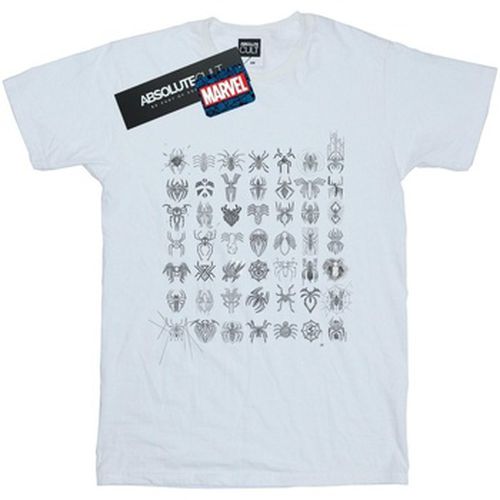 T-shirt Spider-Man Spidey Symbols Sketched - Marvel - Modalova