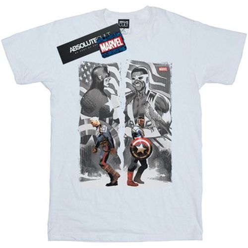 T-shirt Falcon And Captain America Split - Marvel - Modalova
