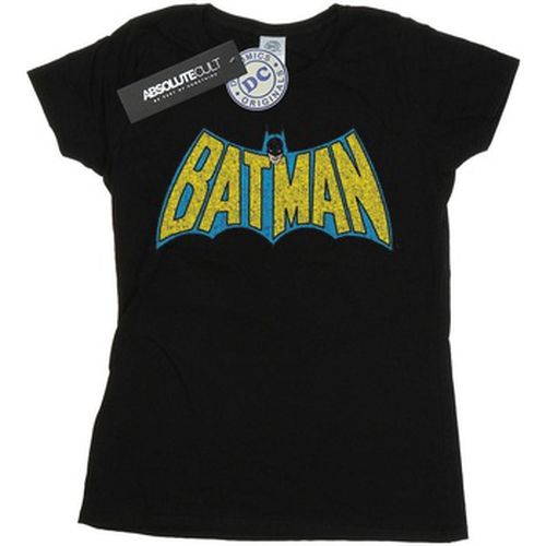 T-shirt Batman Crackle Logo - Dc Comics - Modalova
