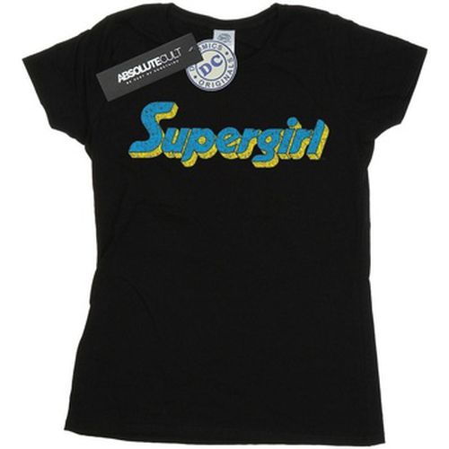 T-shirt Supergirl Crackle Logo - Dc Comics - Modalova