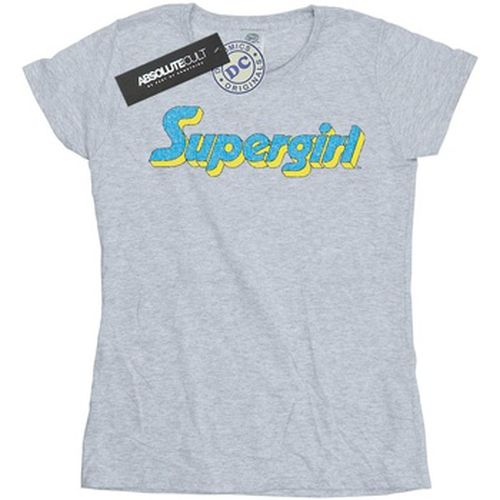 T-shirt Supergirl Crackle Logo - Dc Comics - Modalova