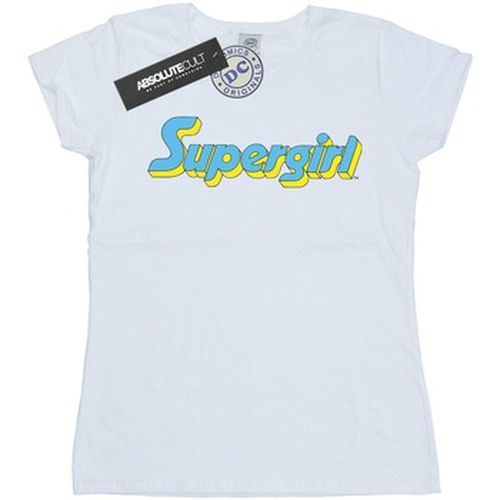 T-shirt Supergirl Text Logo - Dc Comics - Modalova