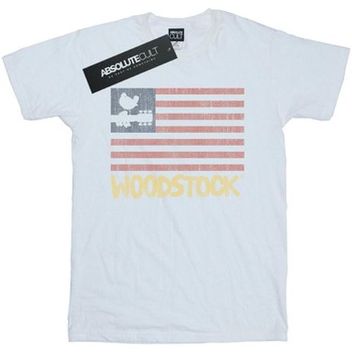 T-shirt Woodstock Distressed Flag - Woodstock - Modalova