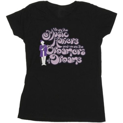 T-shirt Willy Wonka Dreamers Text - Willy Wonka - Modalova