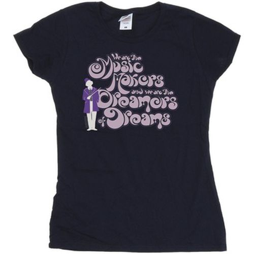 T-shirt Willy Wonka Dreamers Text - Willy Wonka - Modalova