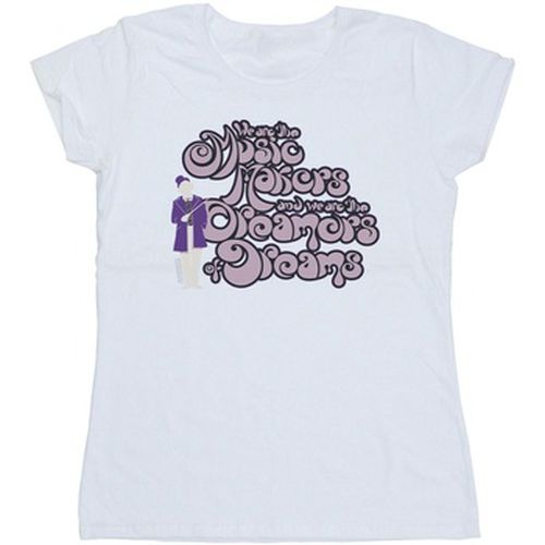 T-shirt Willy Wonka Dreamers Text - Willy Wonka - Modalova