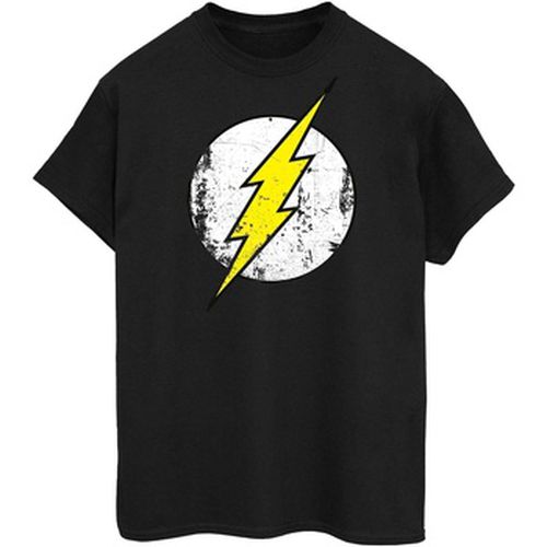 T-shirt The Flash Distressed Logo - Dc Comics - Modalova
