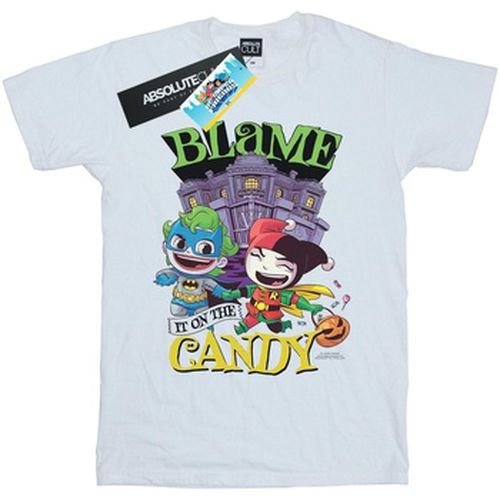 T-shirt Super Friends Blame It On The Candy - Dc Comics - Modalova