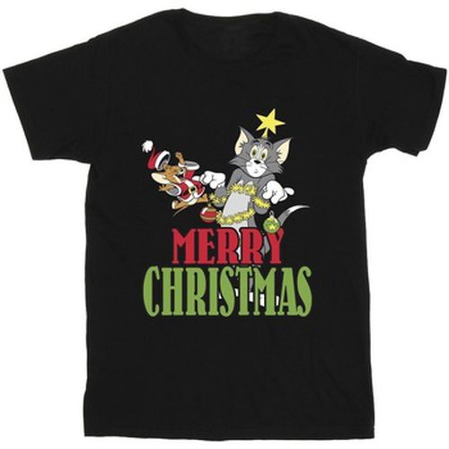 T-shirt Merry Christmas Baubles - Dessins Animés - Modalova