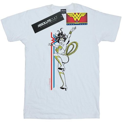 T-shirt Wonder Woman Retro Pose - Dc Comics - Modalova