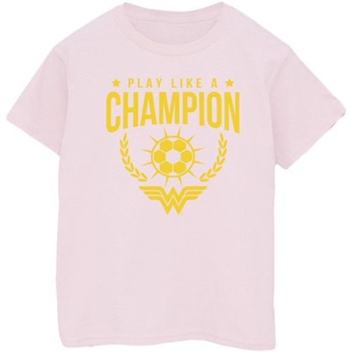 T-shirt Play Like A Champion - Dc Comics - Modalova