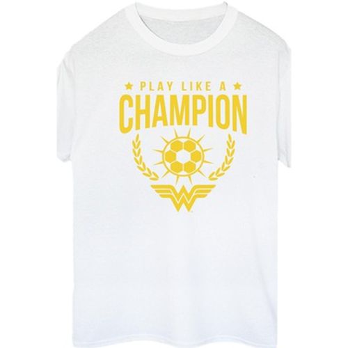 T-shirt Play Like A Champion - Dc Comics - Modalova