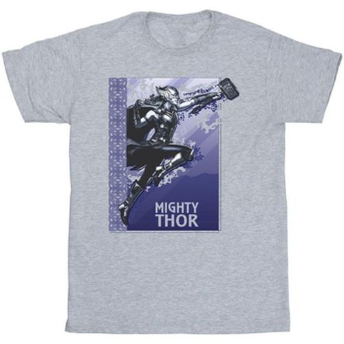 T-shirt Love And Thunder Mighty - Marvel - Modalova