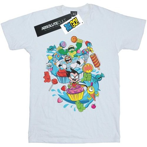 T-shirt Teen Titans Go Candy Mania - Dc Comics - Modalova