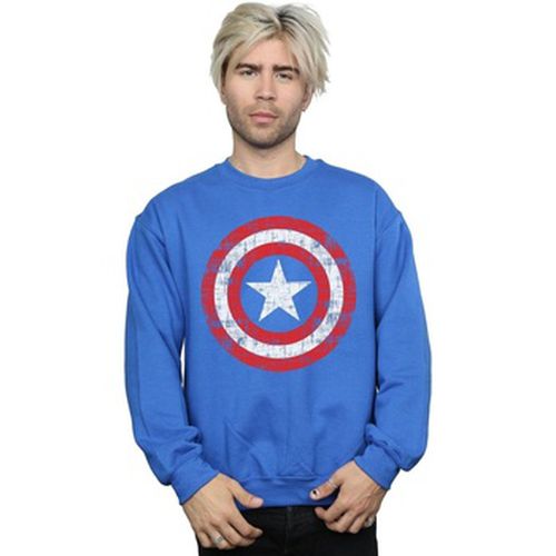 Sweat-shirt Avengers Captain America Scratched Shield - Marvel - Modalova
