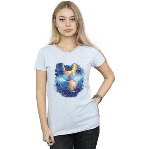 T-shirt Iron Man Distressed Head - Marvel - Modalova