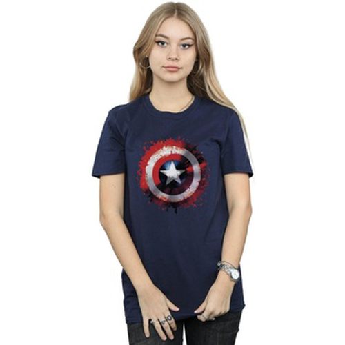 T-shirt Avengers Captain America Art Shield - Marvel - Modalova