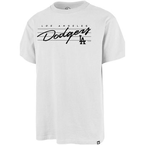 T-shirt 47 TEE MLB LOS ANGELES DODGERS DOWNBURST ECHO WHITE WASH - '47 Brand - Modalova