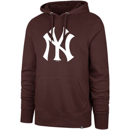 Sweat-shirt 47 HOODIE MLB NEW YORK YANKEES IMPRINT BURNSIDE DKMAROON - '47 Brand - Modalova