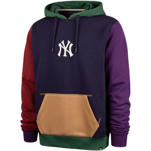 Sweat-shirt 47 HOODIE MLB NEW YORK YANKEES COLOR BLOCK DUNLOE LIGHT NAVY - '47 Brand - Modalova