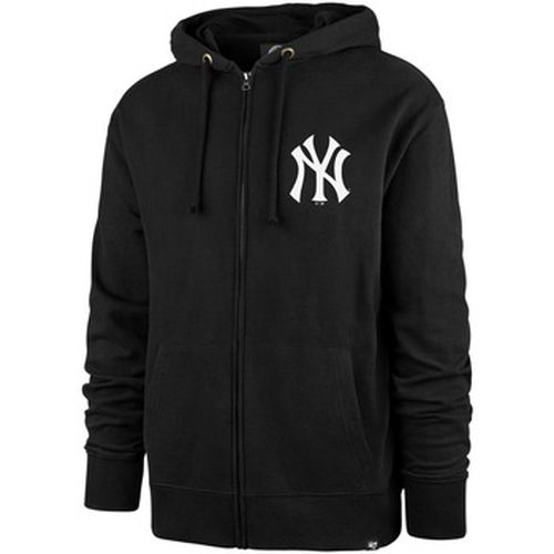 Sweat-shirt 47 HOOD ZIP MLB NEW YORK YANKEES IMPRINT HELIX JET BLACK - '47 Brand - Modalova
