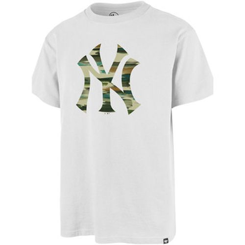 T-shirt 47 TEE MLB NEW YORK YANKEES ECHO WHITE WASH - '47 Brand - Modalova