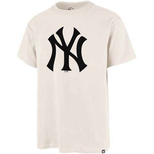 T-shirt 47 TEE MLB NEW YORK YANKEES IMPRINT ECHO CREAM - '47 Brand - Modalova