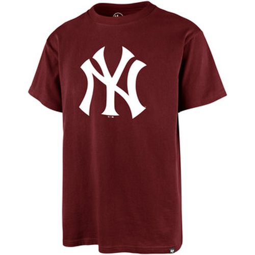 T-shirt 47 TEE MLB NEW YORK YANKEES IMPRINT ECHO RAZOR RED - '47 Brand - Modalova